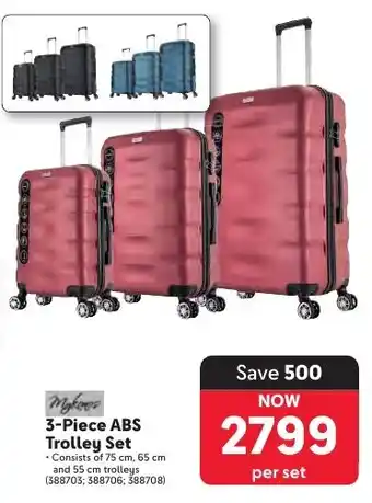 Makro ABS Trolley Set offer