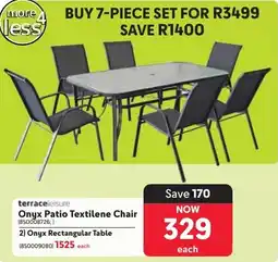 Makro Terrace Leisure Onyx Rectangular Table offer