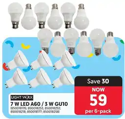 Makro Light Worx 7 W LED A60/ 3 W GU10 offer
