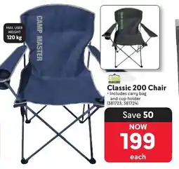 Makro Camp Master Classic 200 Chair offer