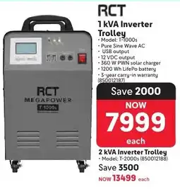 Makro RCT 1 kVA Inverter Trolley offer