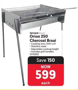 Makro Terrace Leisure Orion 250 Charcoal Braai offer