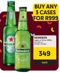 Makro HEINEKEN Lager or Silver NRBs offer