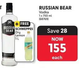 Makro RUSSIAN BEAR Vodka offer