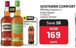 Makro SOUTHERN COMFORT Whiskey Liqueur or Lime Liqueur offer