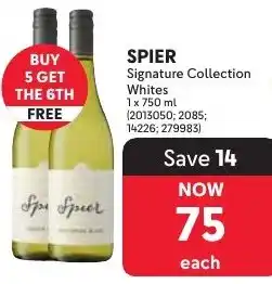 Makro SPIER Signature Collection Whites offer