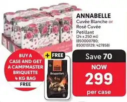 Makro ANNABELLE Cuvée Blanche or Rosé Cuvée Petillant offer