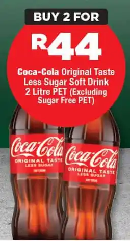 OK Foods Coca-Cola Original Taste Less Sugar Soft Drink offer