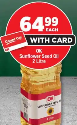 OK Foods OK Sunflower Seed Oil offer