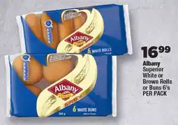 OK Foods Albany Superíor White or Brown Rolls or Buns offer