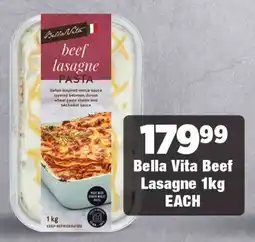 OK Foods Bella Vita Beef Lasagne offer