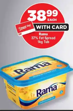 OK Foods Rama 37% Fat Spread Tub offer