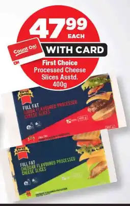 OK Foods First Choice Processed Cheese Slices Asstd. offer