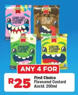OK Foods First Choice Flavoured Custard Asstd. offer