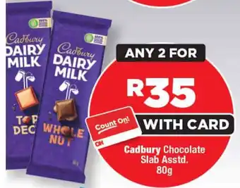 OK Foods Cadbury Chocolate Slab Asstd. offer