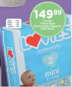 OK Foods Lovies Value Pack Disposable Nappies offer