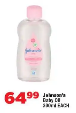 OK Foods Johnson's Baby Oil offer