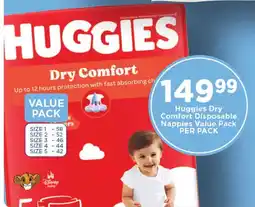 OK Foods Huggies Dry Comfort Disposable Nappies Value Pack offer