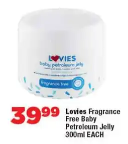 OK Foods Lovies Fragrance Free Baby Petroleum Jelly offer