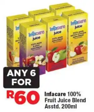 OK Foods Infacare 100% Fruit Juice Blend Asstd. offer