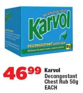 OK Foods Karvol Decongestant Chest Rub offer