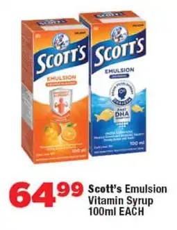 OK Foods Scott's Emulsion Vitamin Syrup offer