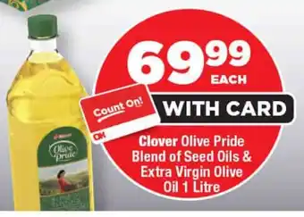 OK Foods Clover Olive Pride Blend of Seed Oils & Extra Virgin Olive Oil offer