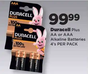 OK Foods Duracell Plus AA or AAA Alkaline Batteries offer