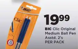 OK Foods BIC Clic Original Medium Ball Pen Asstd. offer