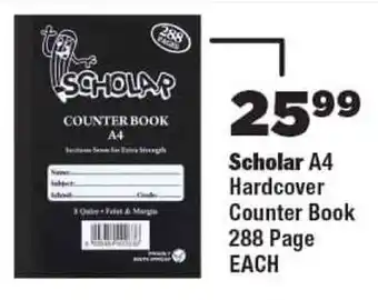 OK Foods Scholar A4 Hardcover Counter Book offer