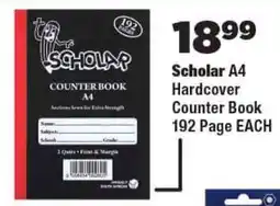 OK Foods Scholar A4 Hardcover Counter Book 192 Page offer