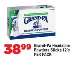 OK Foods Grand-Pa Headache Powders Sticks offer