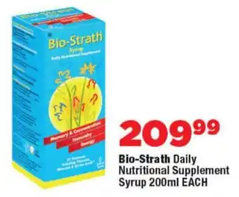 OK Foods Bio-Strath Daily Nutritional Supplement Syrup offer