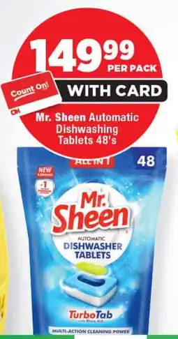 OK Foods Mr. Sheen Automatic Dishwashing Tablets offer