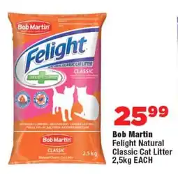OK Foods Bob Martin Felight Natural Classic Cat Litter offer