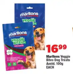 OK Foods Marltons Veggie Bites Dog Treats Asstd. offer