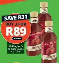 Wellington's Tomato Sauce