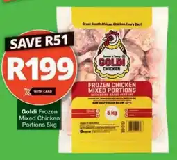 Checkers Goldi Frozen Mixed Chicken Portions offer