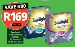 Checkers Sunlight Dishwashing Tablets All Variants offer