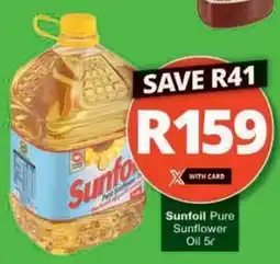 Checkers Sunfoil Pure Sunflower Oil offer