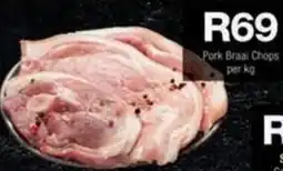 Checkers Pork Braai Chops offer