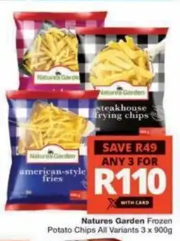 Checkers Natures Garden Frozen Potato Chips All Variants offer