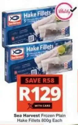 Checkers Sea Harvest Frozen Plain Hake Fillets offer