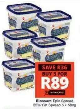 Checkers Blossom Epic Spread 25% Fat Spread offer