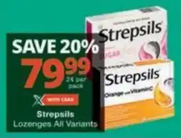 Strepsils Lozenges All Variants