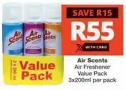 Checkers Air Scents Air Freshener Value Pack offer