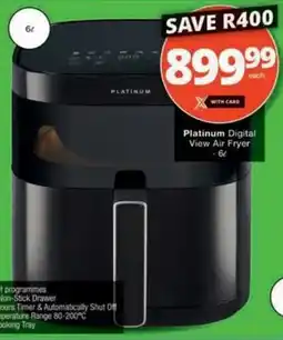 Checkers Platinum Digital View Air Fryer offer