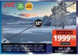 Checkers JVC 32" QLED Android TV offer