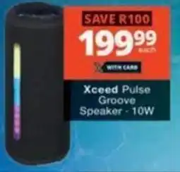 Checkers Xceed Pulse Groove Speaker offer