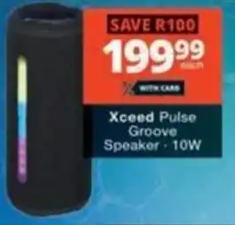 Checkers Xceed Pulse Groove Speaker offer